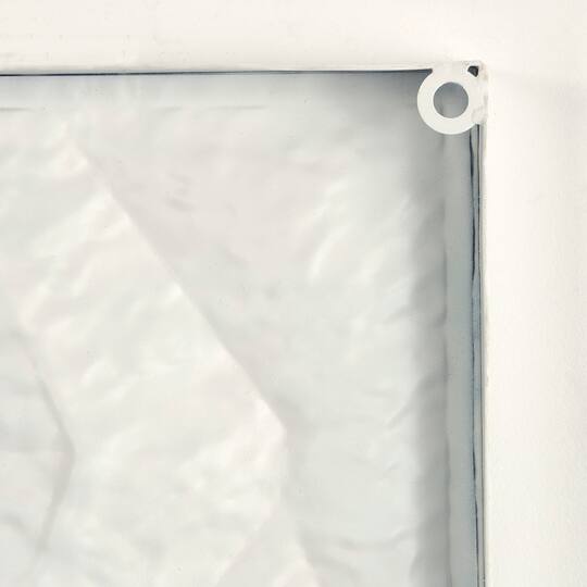 Abstract Dimensional Wall Art in White Frame